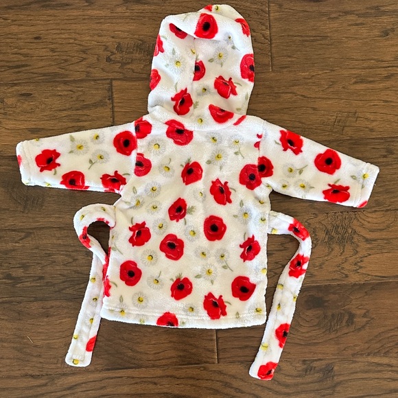 HB Cozy Baby Robe Red - Picture 4 of 4